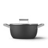 Garnek 24 cm Czarny Smeg (CSF2412BLM)