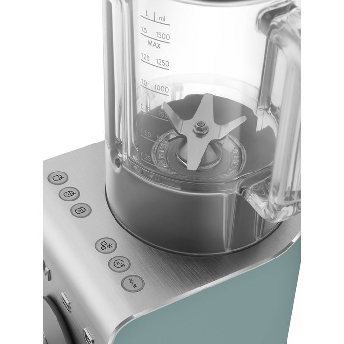 Blender kielichowy wysokoobrotowy z pompką próżniową Smeg Szmaragdowy (BLC02EGMEU)