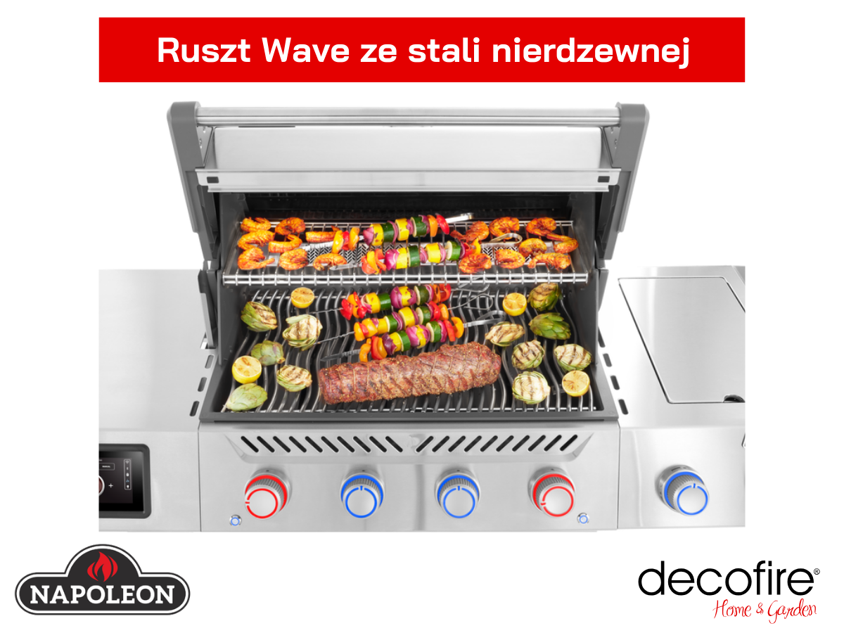 Falowany ruszt Wave ze stali nierdzewnej