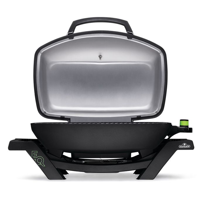Grill przenośny elektryczny Napoleon TravelQ PRO285E-BK-CE GRATIS dwustronna płyta + stojak podgrzewający + pokrowiec