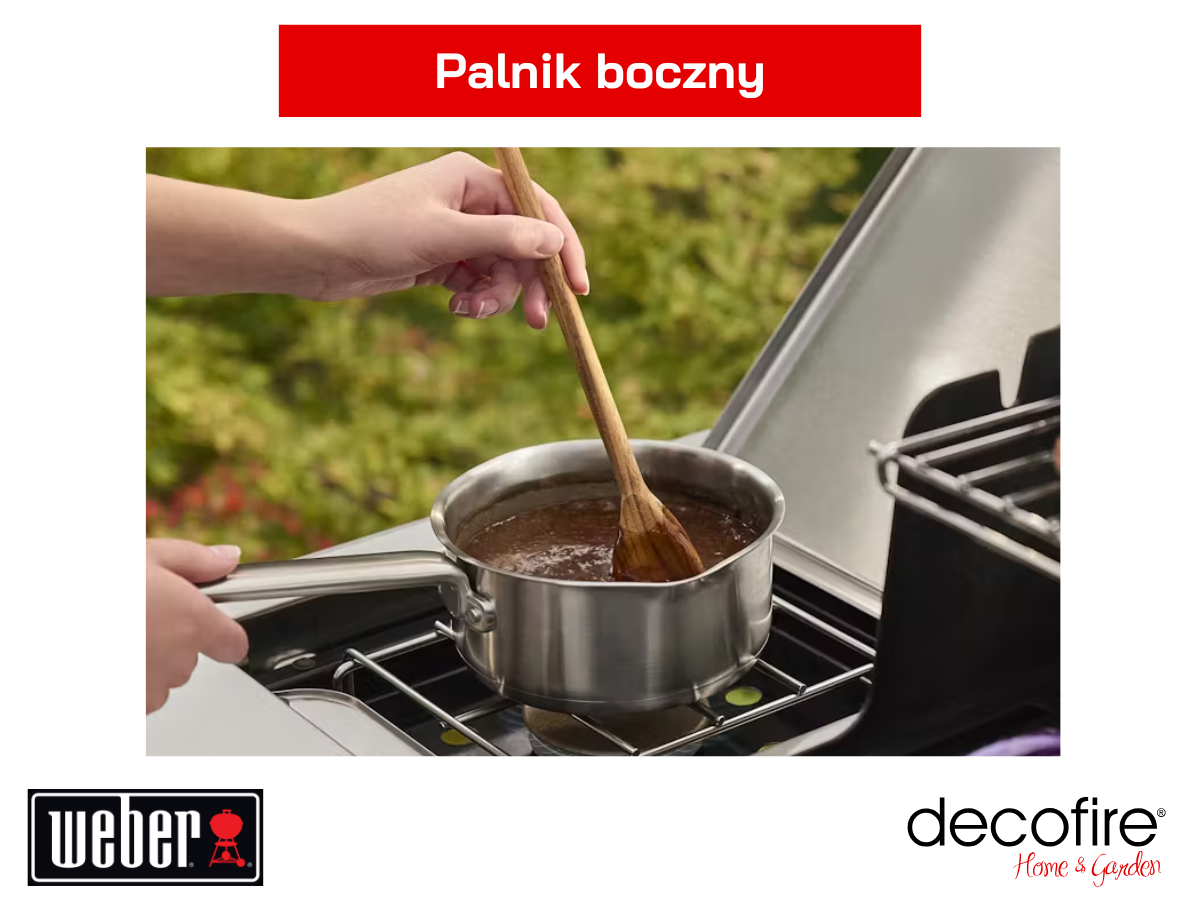 Grill gazowy Weber Genesis SP-335W – palnik boczny o mocy 3,52 kW