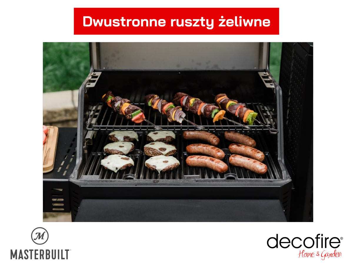 Dwustronne ruszty żeliwne