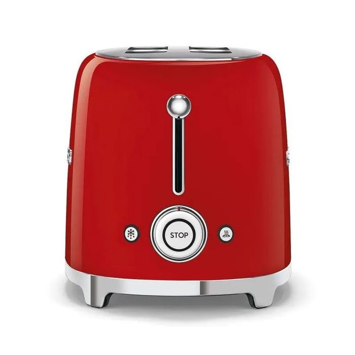 OUTLET - Toster na 2 kromki Smeg Czerwony (TSF01RDEU)