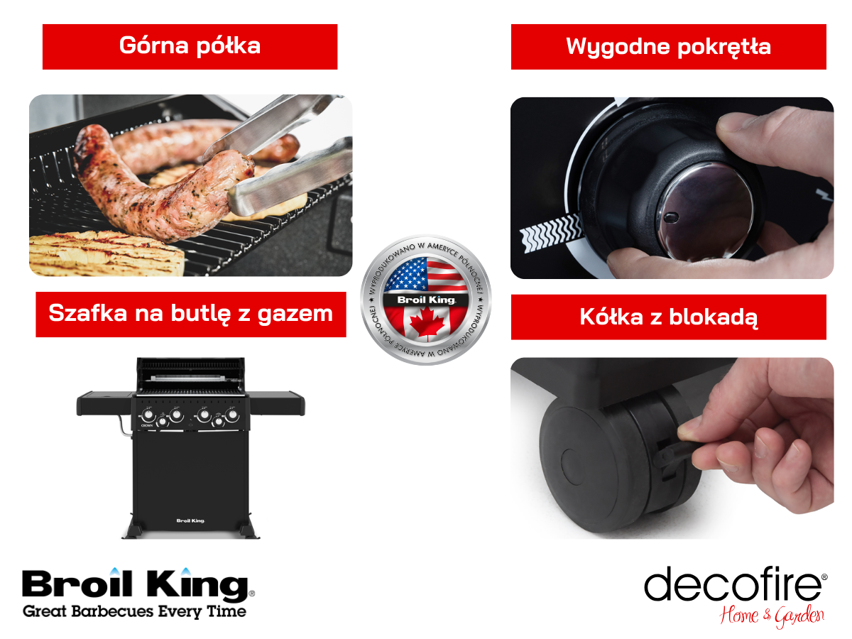 Cechy grilla Broil King