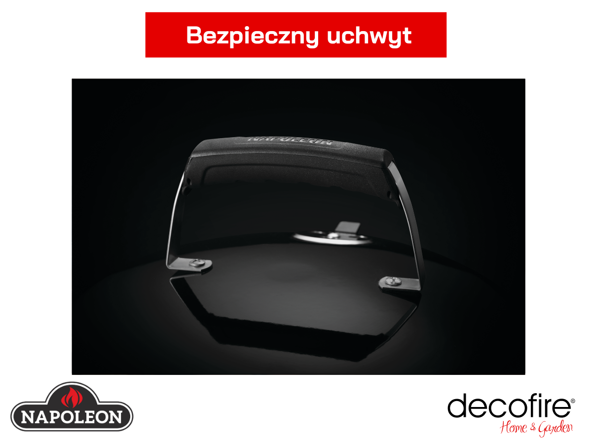 Grill węglowy Napoleon NK14 z bezpiecznym uchwytem