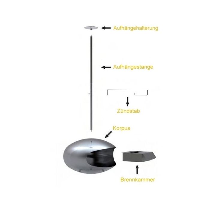 Biokominek Cocoon Aeris Black