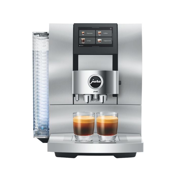 Jura Z10 (EB) w trakcie parzenia kawy espresso.