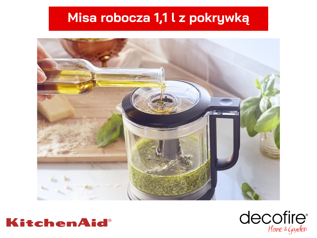Misa robocza o pojemności 1,1 l z pokrywą w malakserze MINI 1,1 l Onyx Black KitchenAid
