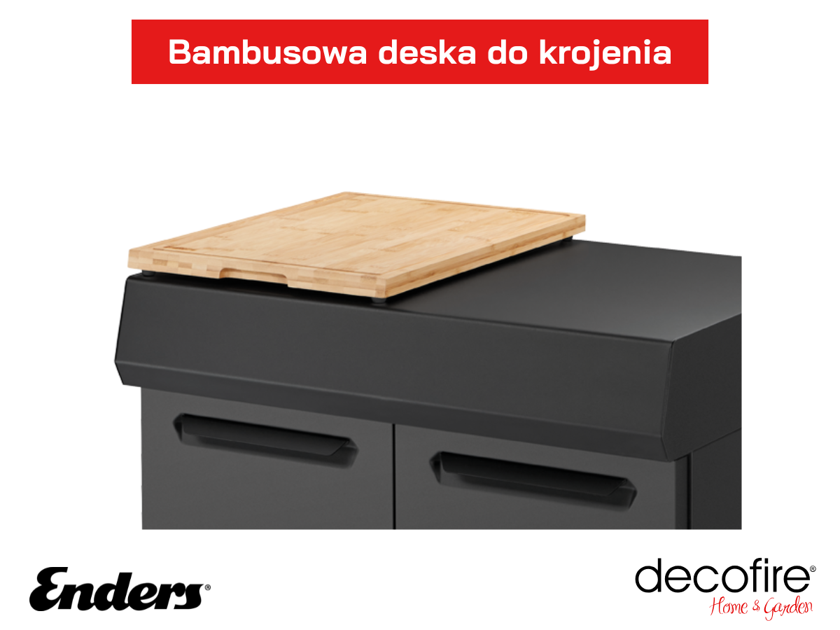 Praktyczna bambusowa deska do krojenia w zestawie