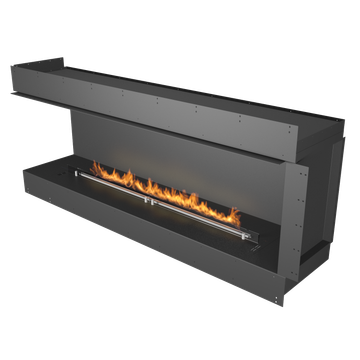 Biokominek Planika FLA 4+ 1490 mm + Forma 1800 Fireplace 