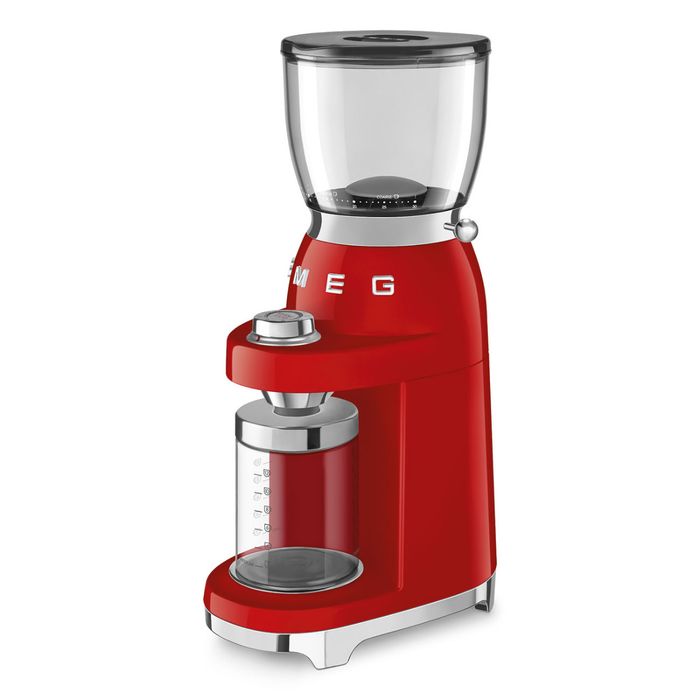 Elektryczny młynek do kawy 50's style Czerwony Smeg (CGF11RDEU)