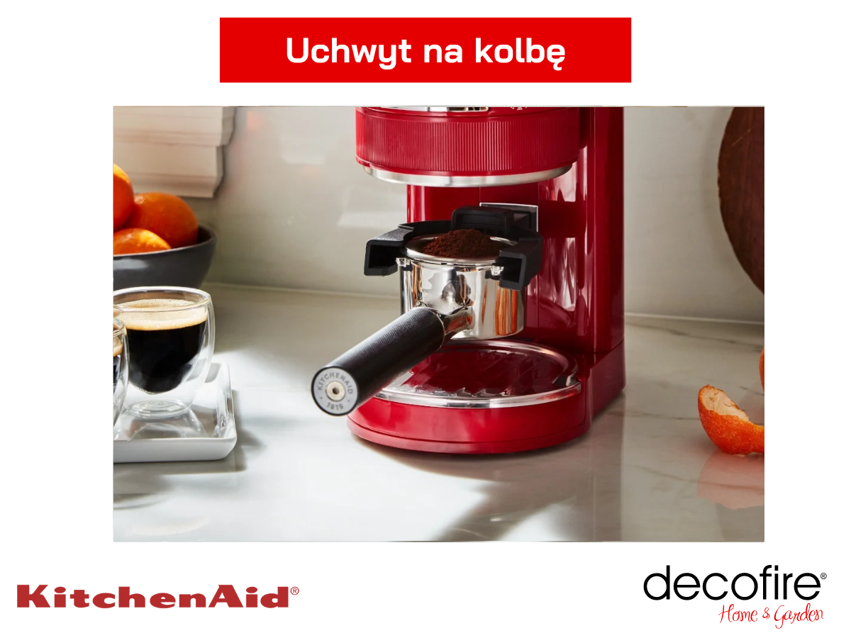 Uchwyt na kolbę w młynku do kawy Empire Red KitchenAid