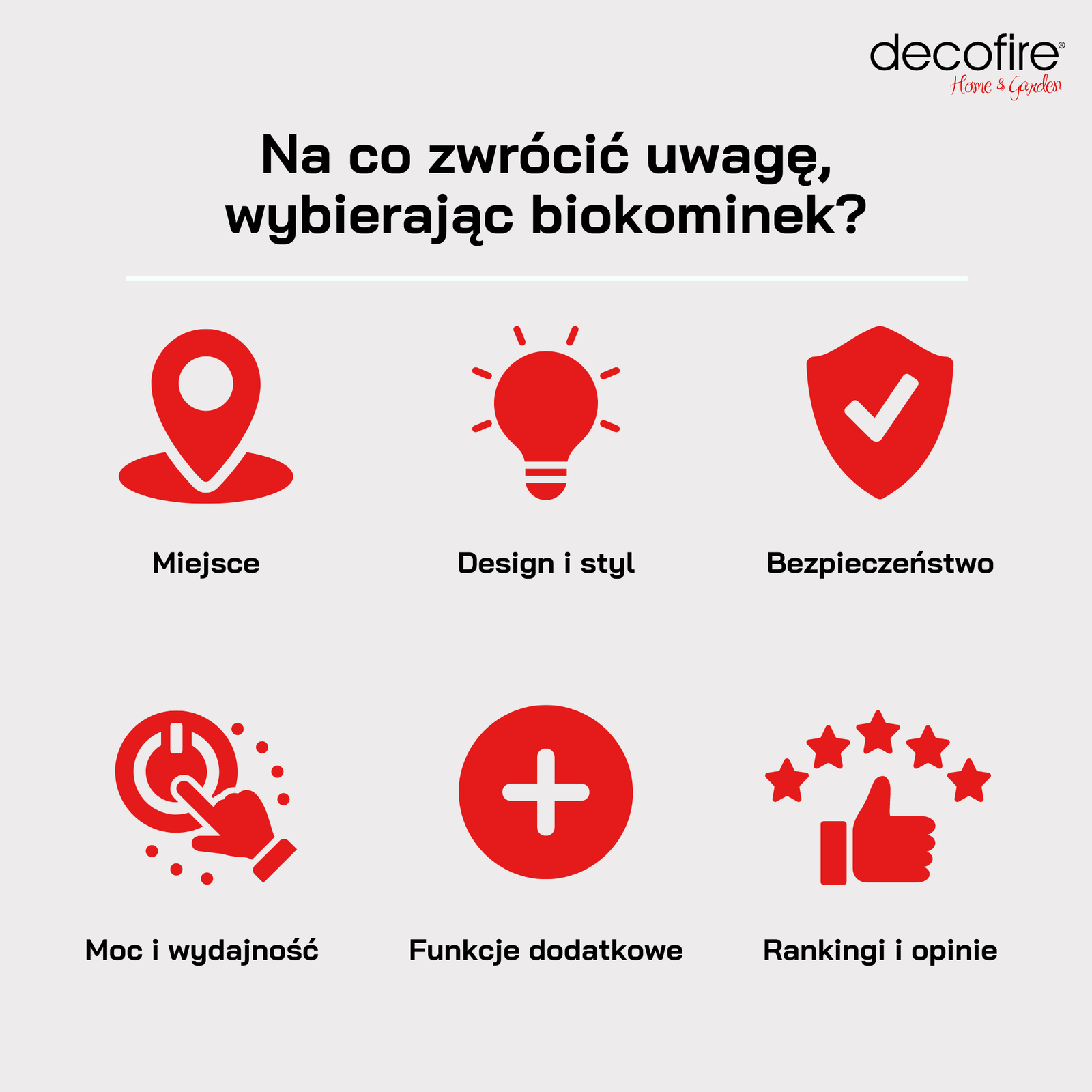 Jak wybrać biokominek - kryteria