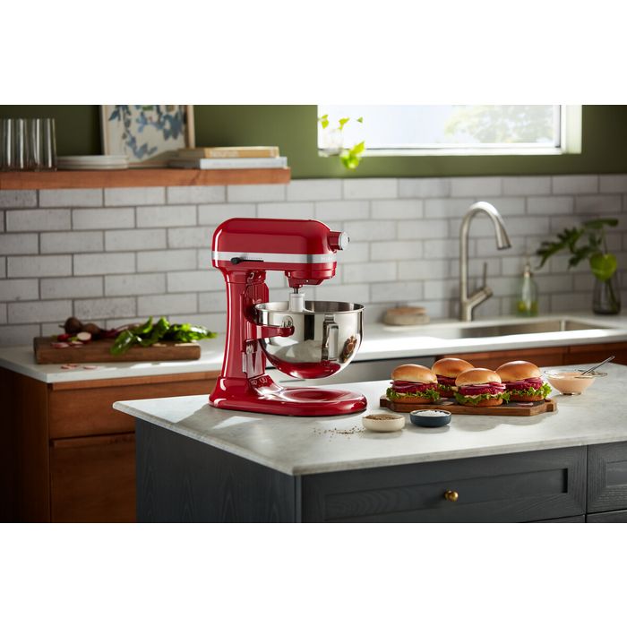 Mikser stojący 5,2 l z podnoszoną dzieżą KitchenAid Heavy Duty, Empire Red (5KSM55SXXEER)