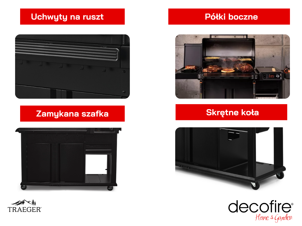 Udogodnienia w grillu na pellet Woodridge Elite Traeger