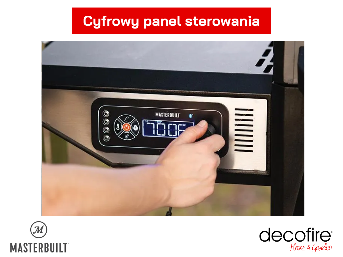 Cyfrowy panel sterowania w grillu Gravity Series 560 