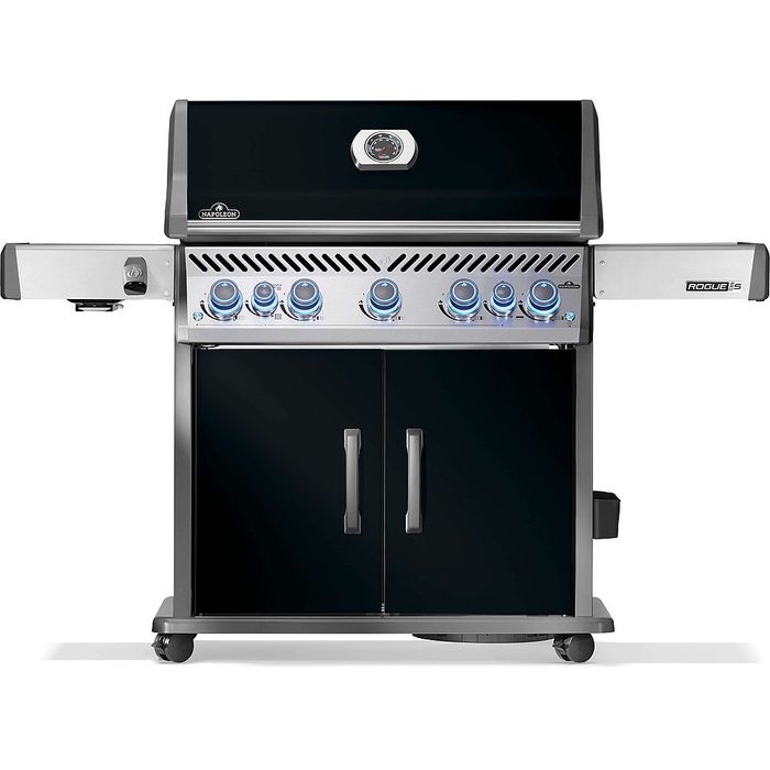 Grill gazowy Napoleon Rogue PRO-S 625 RSIB z palnikami bocznym i tylnym na podczerwień czarny (RPS625RSIBPK-2-PL)