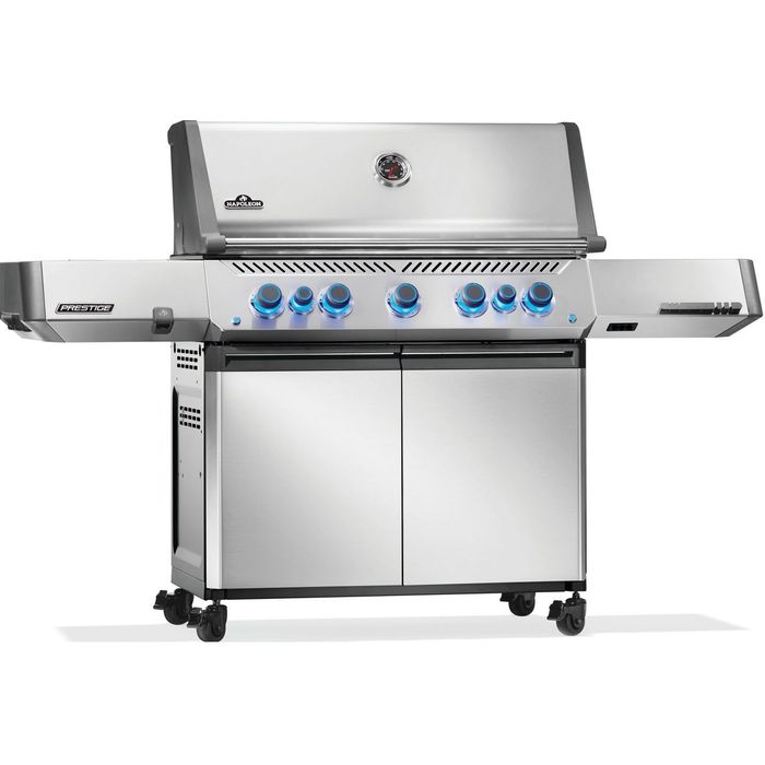Grill gazowy Napoleon Prestige 665 z palnikiem rożna i palnikiem bocznym Sizzle Zone (P665VRSIBPSS-PL)