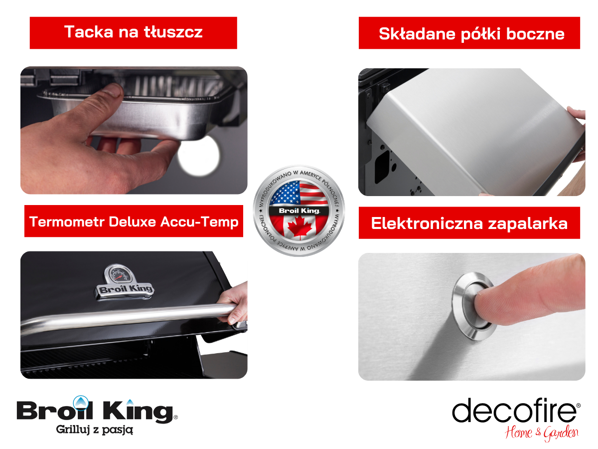 grill gazowy Broil King Baron S 490 detale