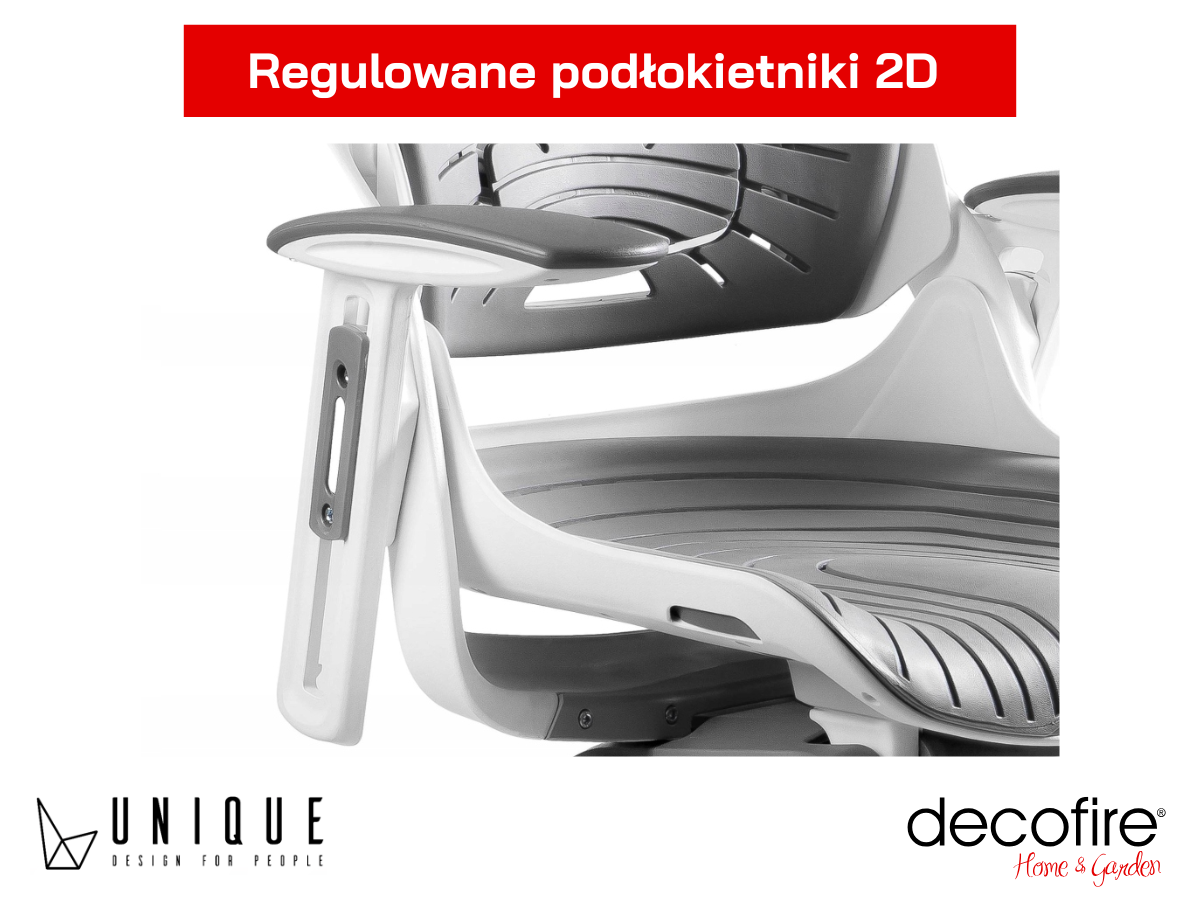 Regulowane podłokietniki 2D