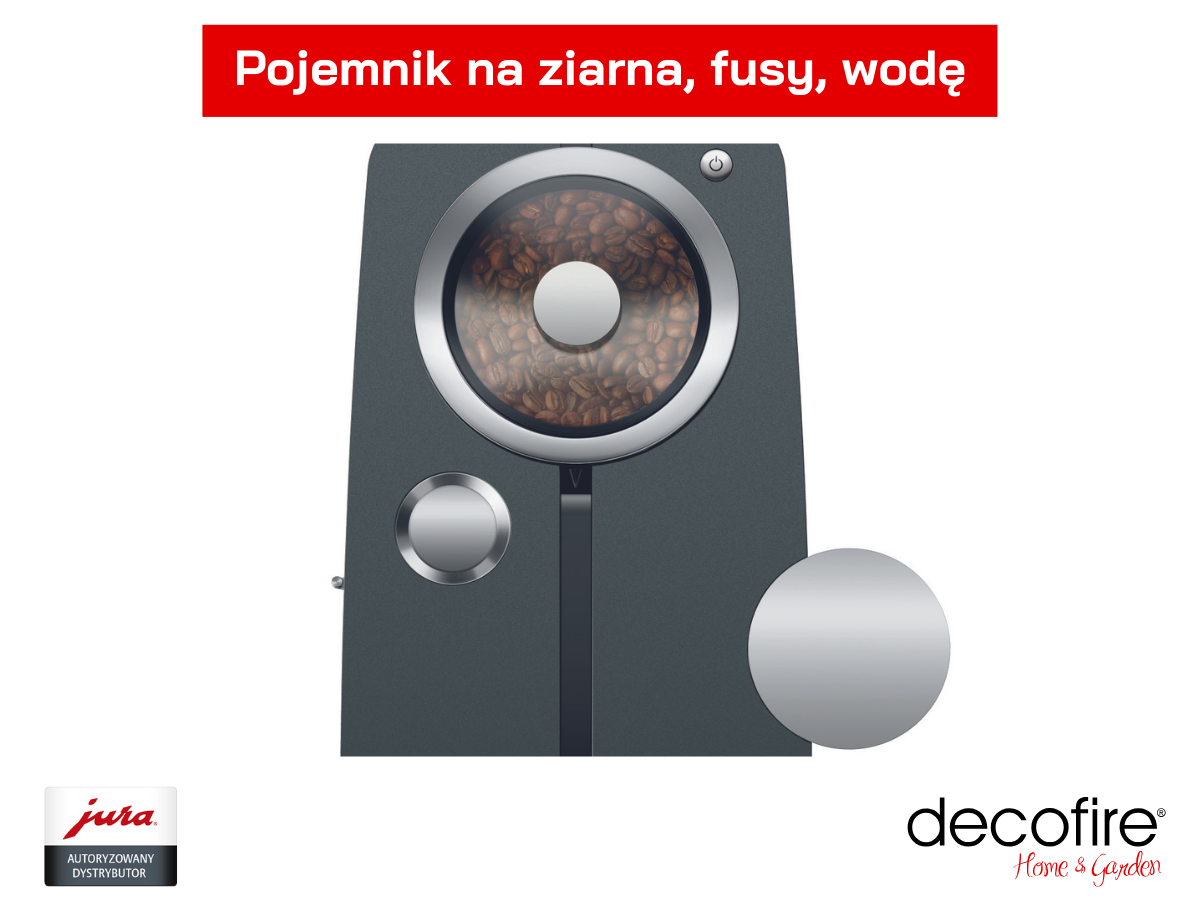 Pojemniki na ziarna, fusy i wodę