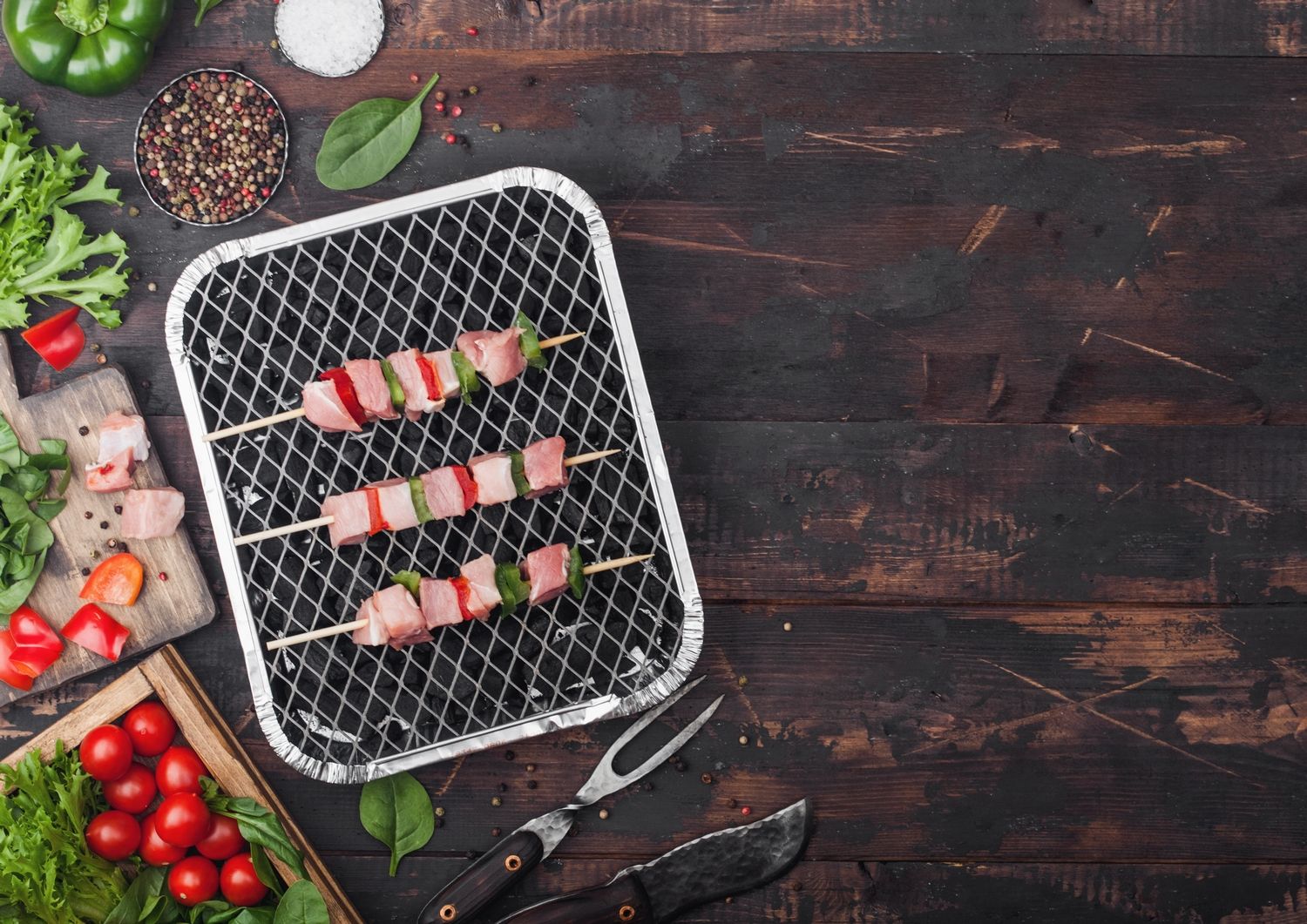 Niezdrowe grille jednorazowe