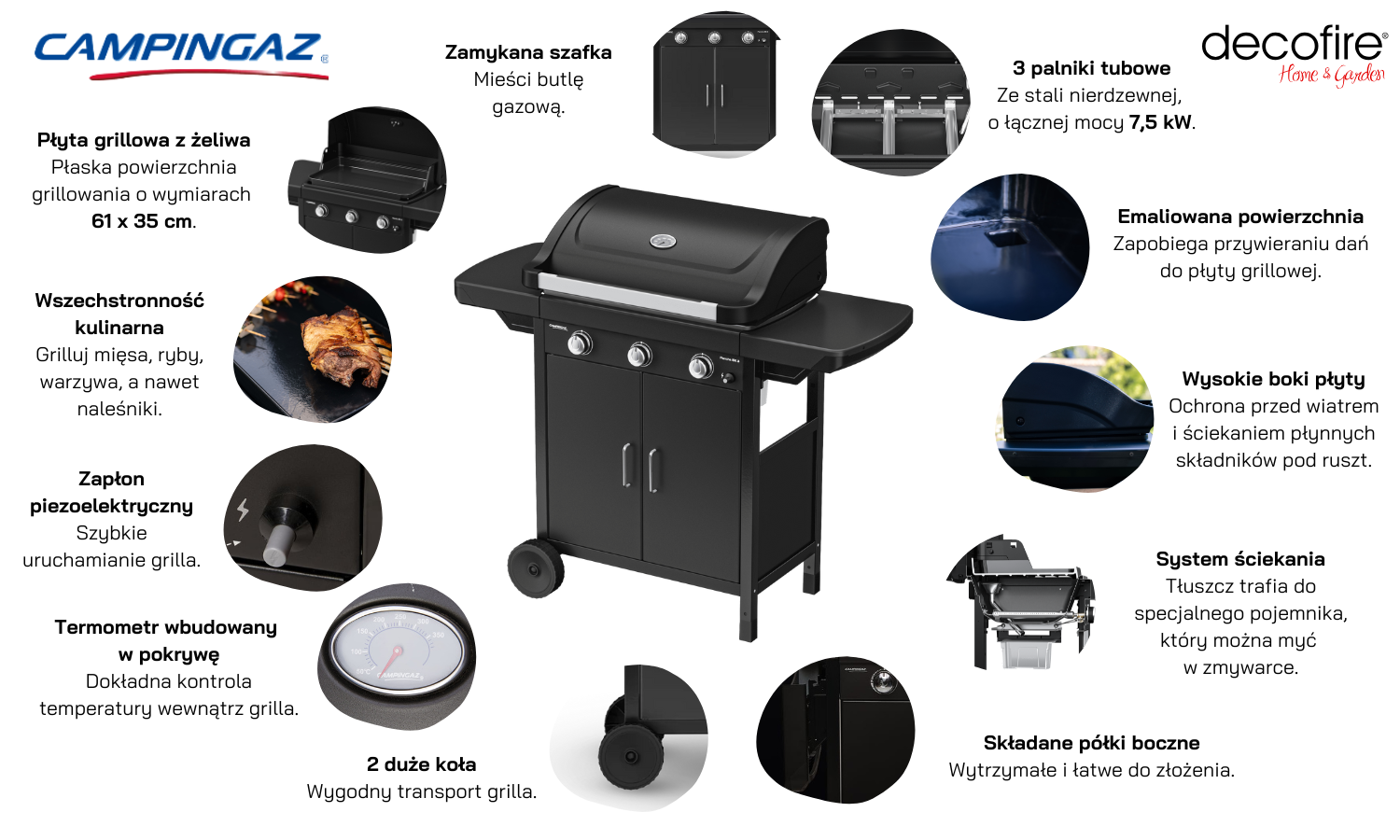 Grill gazowy Campingaz Plancha EX 3