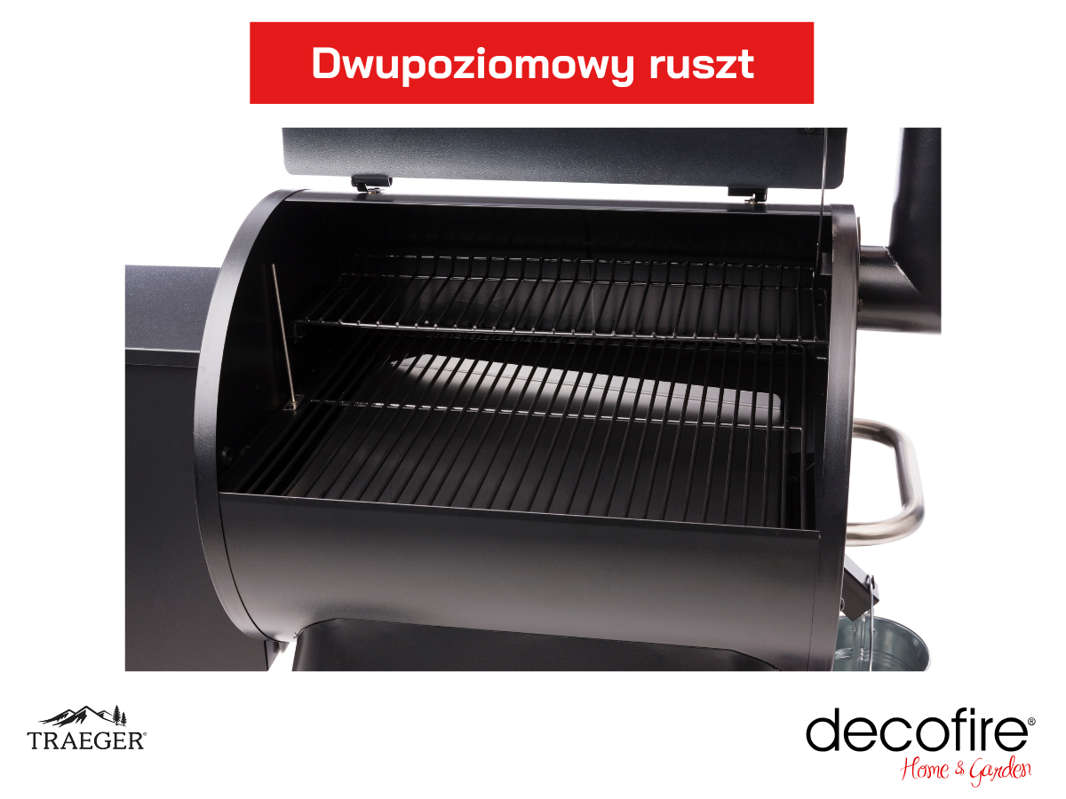 Dwupoziomowy ruszt ze stali emaliowanej 