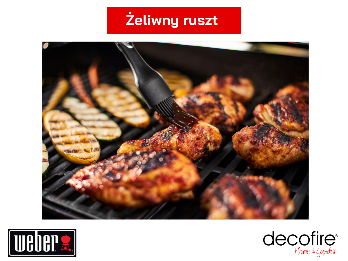 Żeliwny ruszt w grillu Weber Spirit E-325