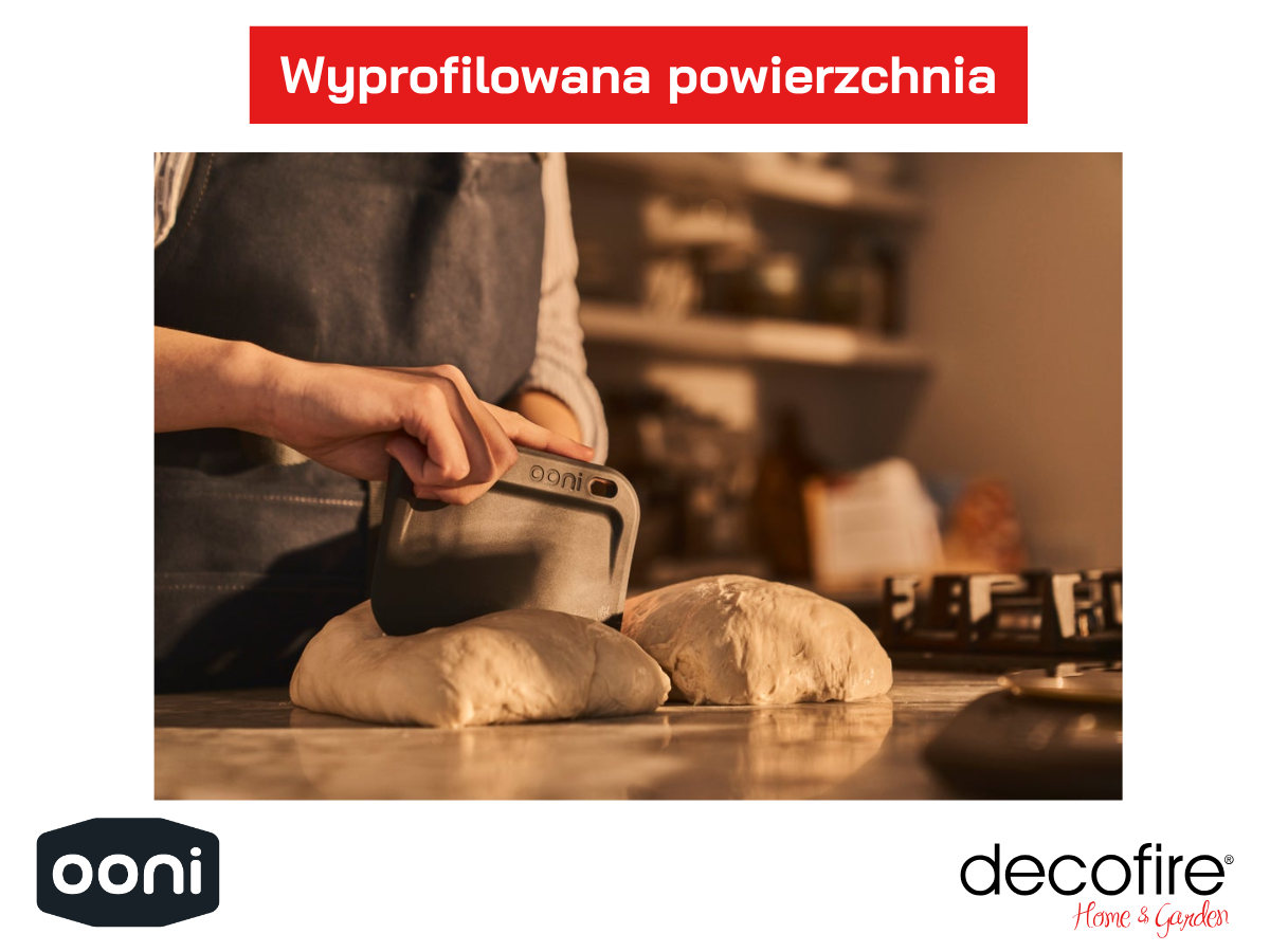 Wyprofilowana powierzchnia skrobaka