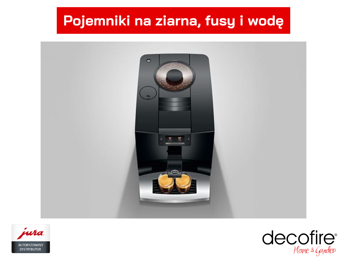 Pojemniki na ziarna, fusy i wodę