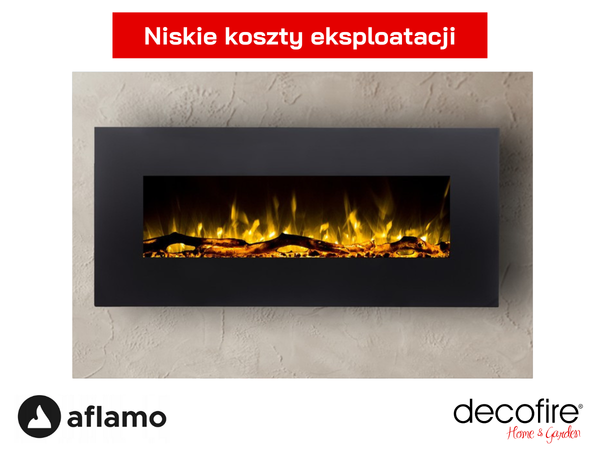 Kominek elektryczny Aflamo Albion niskie koszty eksploatacji