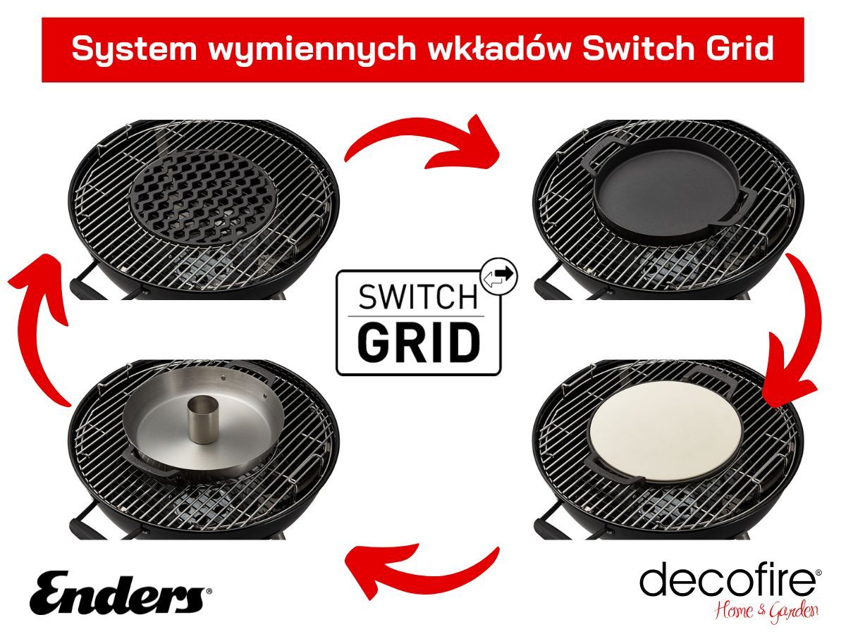 Ruszt Switch Grid™ – więcej możliwości podczas grillowania
