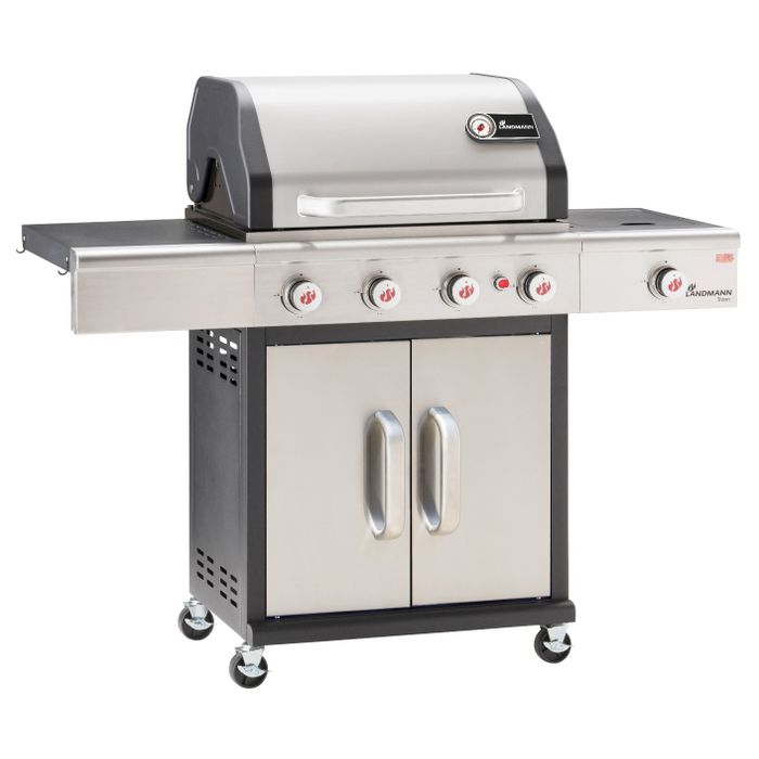 Grill gazowy Landmann Triton PTS 4.1 INOX z palnikiem bocznym (12967)