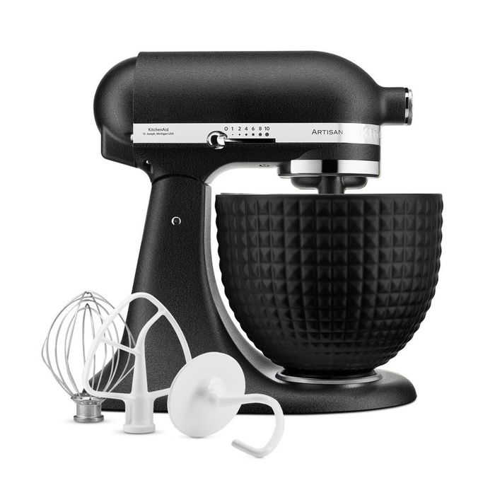 Mikser Artisan z uchylną głowicą Cast Iron Black 4,7 l KitchenAid (5KSM156CXEBK)