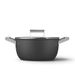 Garnek 24 cm Czarny Smeg (CSF2412BLM)