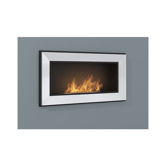 Biokominek wiszący Simple Fire FRAME 900 biały 900x490 mm