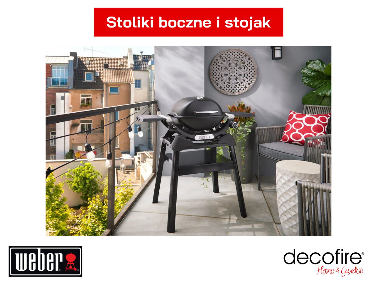 Stojak ze stolikami bocznymi