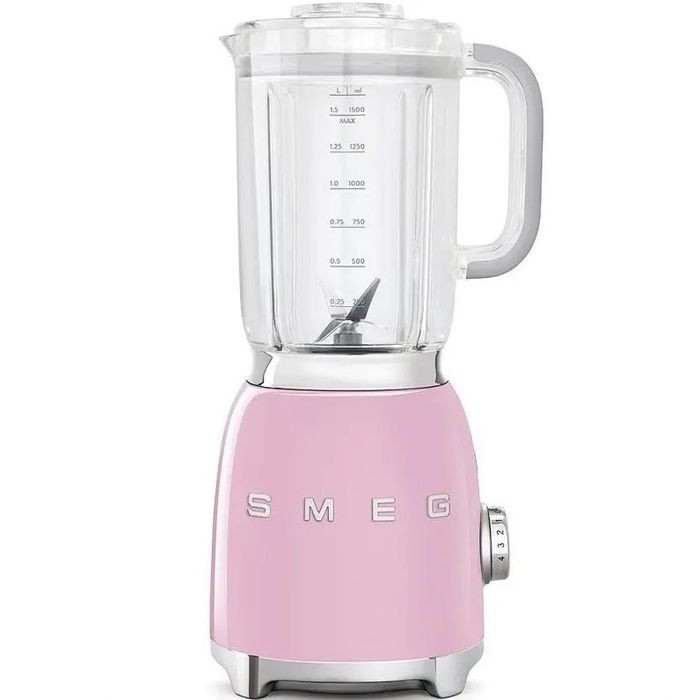 Blender kielichowy Smeg Pastelowy róż (BLF01PKEU)
