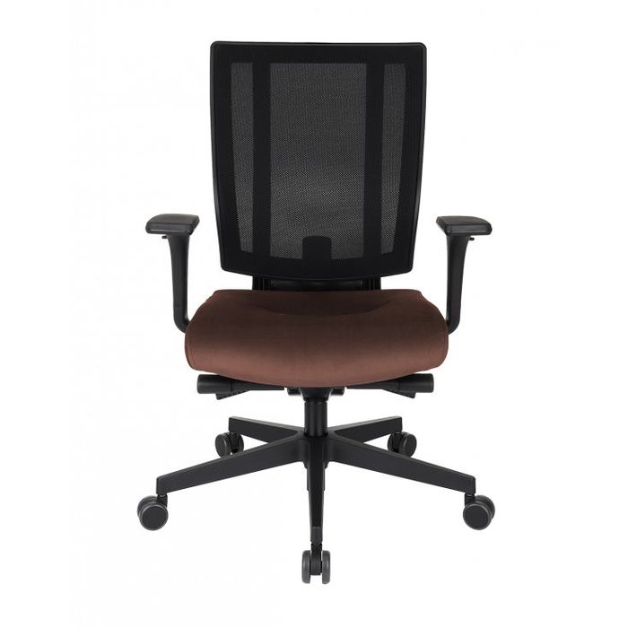 Grospol Fotel biurowy MaxPro BS black tkanina Fame - 6 kolorów
