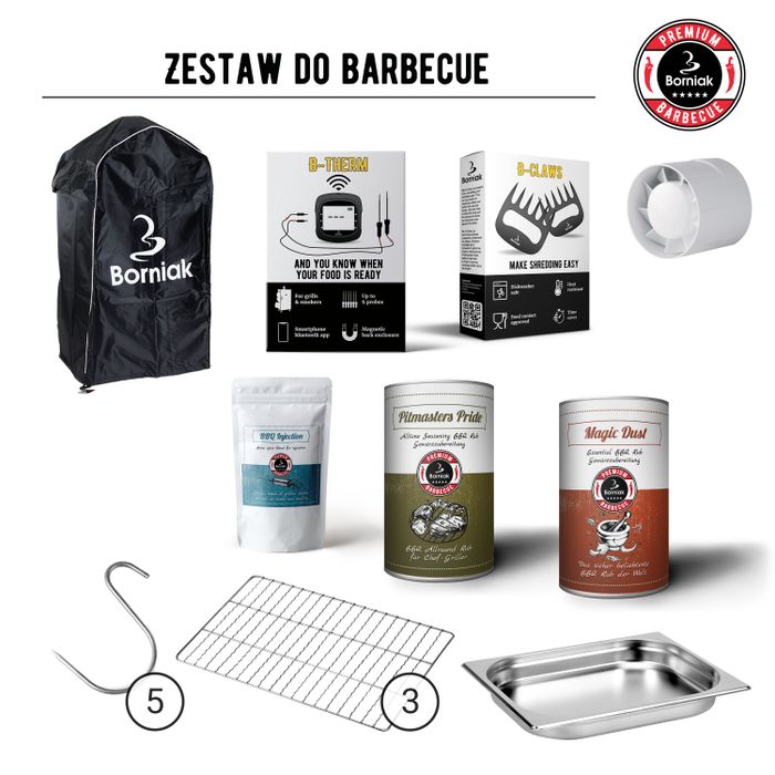 Zestaw do BBQ ZBB-70 Borniak