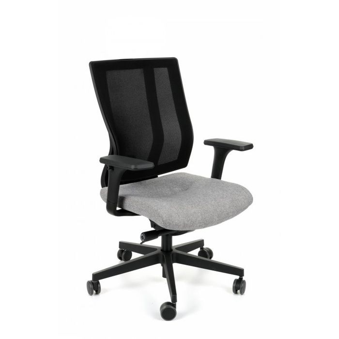 Grospol Fotel biurowy MaxPro BS black tkanina Cura - 8 kolorów