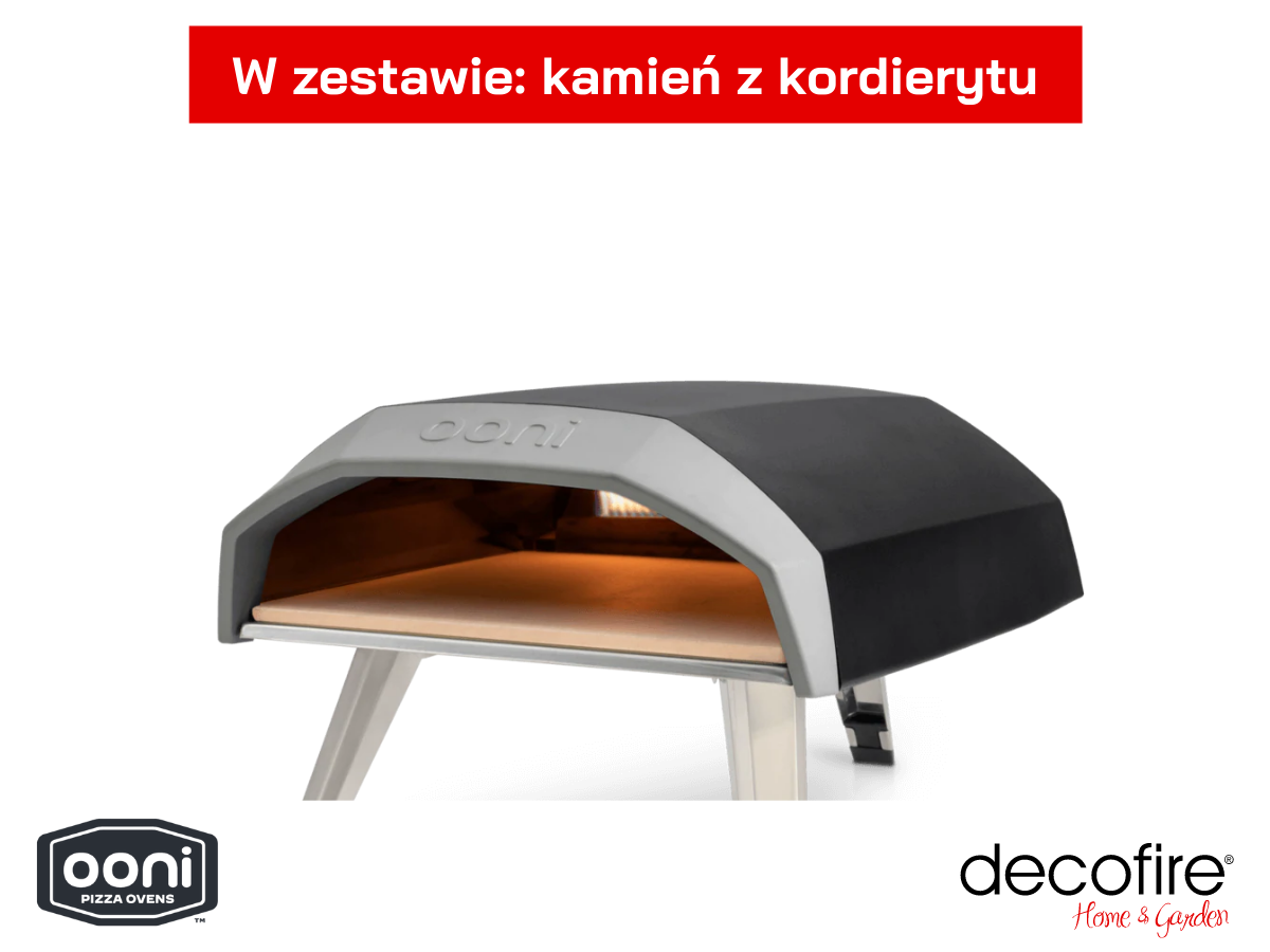 Ooni Koda Piec do pizzy w zestawie kamień z kordierytu