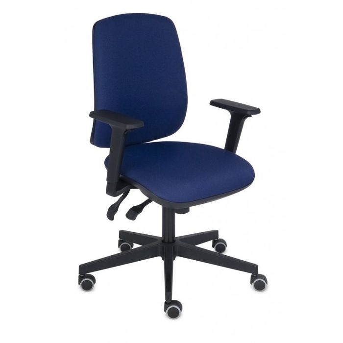 Fotel biurowy Grospol Starter 3D black tkanina Strong - 8 kolorów