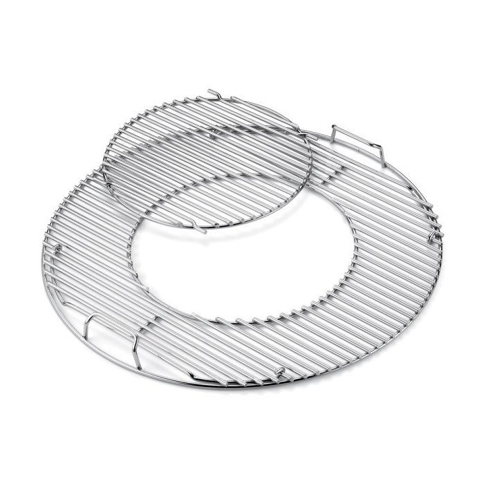 Gourmet BBQ System - ruszt GBS ze stali nierdzewnej z wymiennym wkładem do grilli węglowych 57 cm Weber (8843)