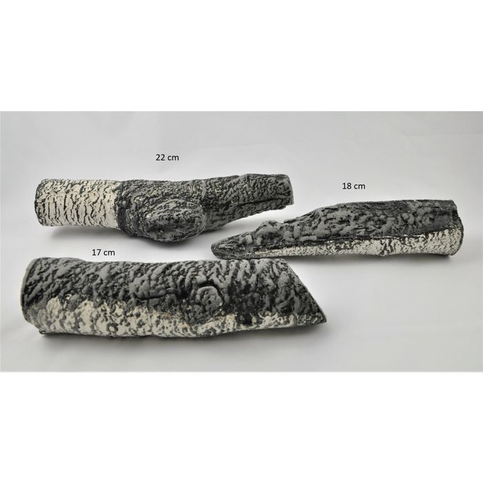 Polana ceramiczne białe opalane set 2 Akowood AKO 111 (ID-111)