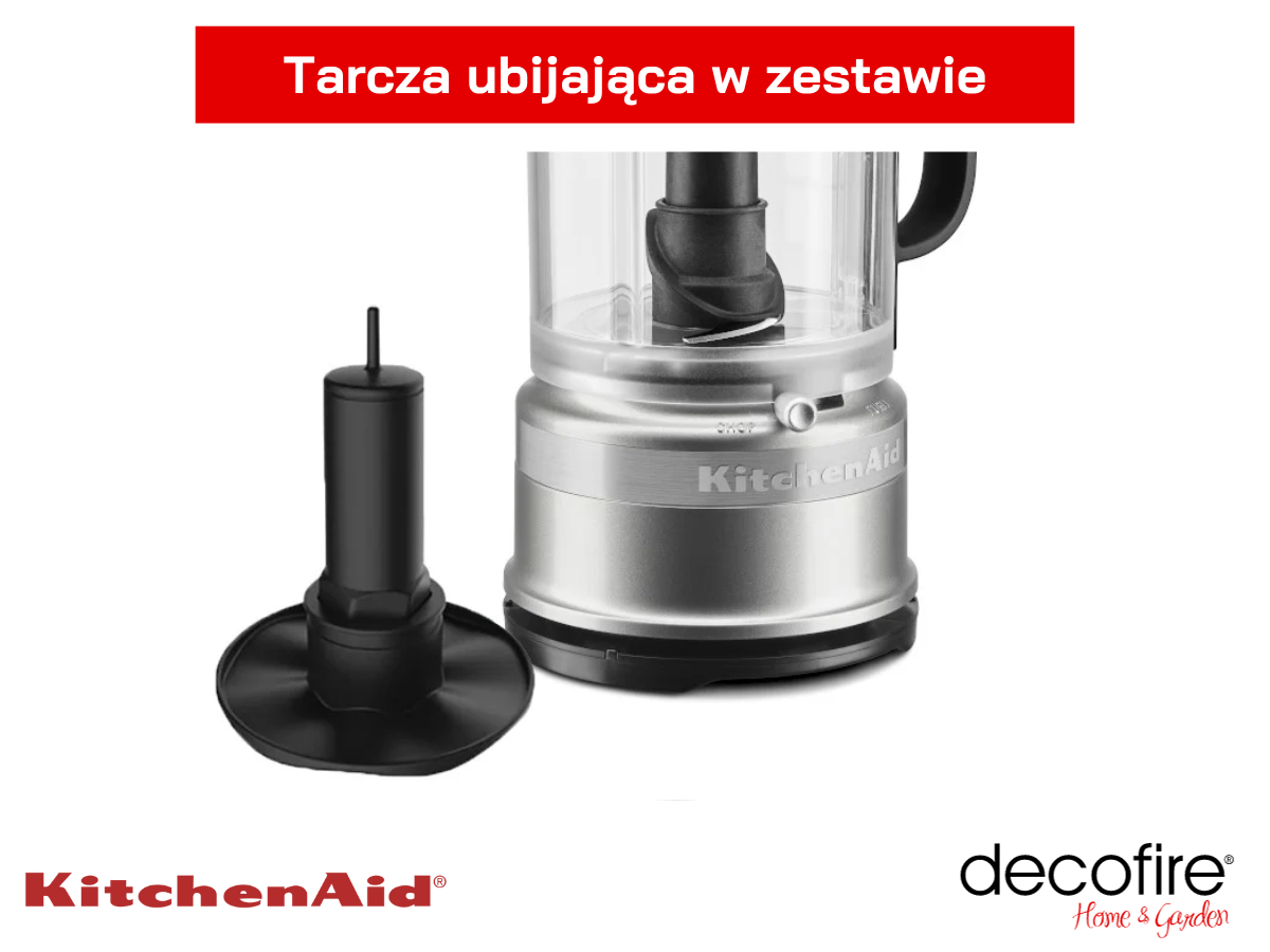 Tarcza ubijająca w zestawie z malakserem MINI 1,1 l Contour Silver KitchenAid