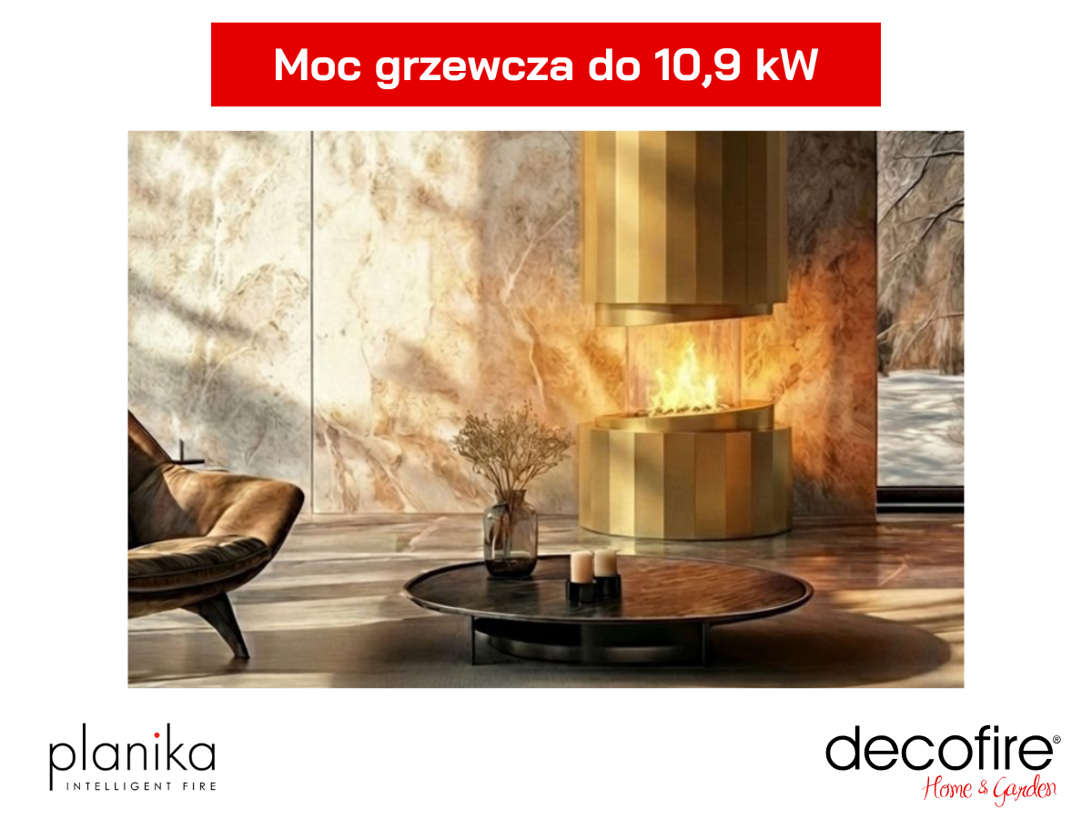 Moc grzewcza 10,9 kW