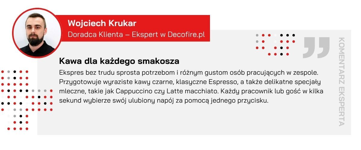 Rada eksperta kawowego Decofire - specjały Jura W8