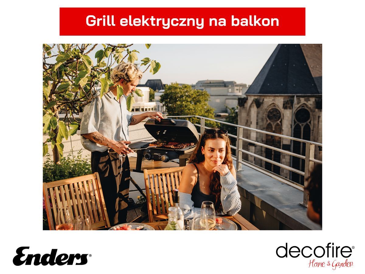 Grill elektryczny doskonały na balkon i w podróż